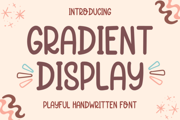 Boost Campaign Visuals with Gradient Display Typeface