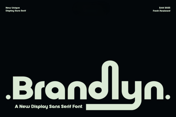 Brandlyn: A Modern Sans Serif Typeface for Editorial Design