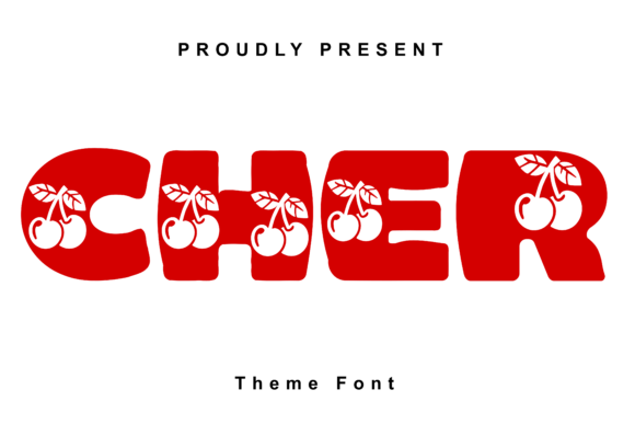 Cher: A Playful Display Font for Vibrant Branding
