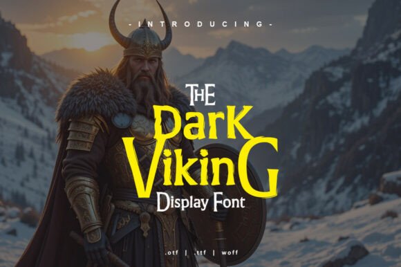 Dark Viking: A Bold Serif Font for Editorial Impact