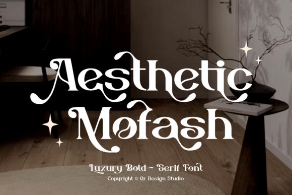 Designing Luxury Brands with Aesthetic Mofash Typeface