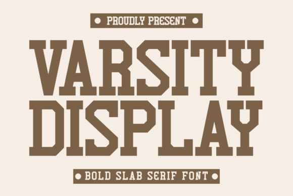 Elevate Your Brand with Varsity Display Typeface