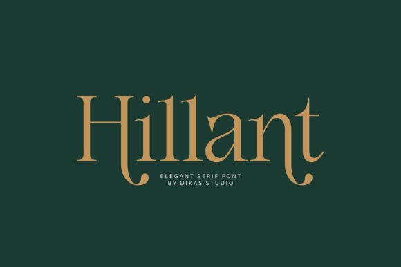 Hillant: The Condensed Serif Font for Elegant Branding