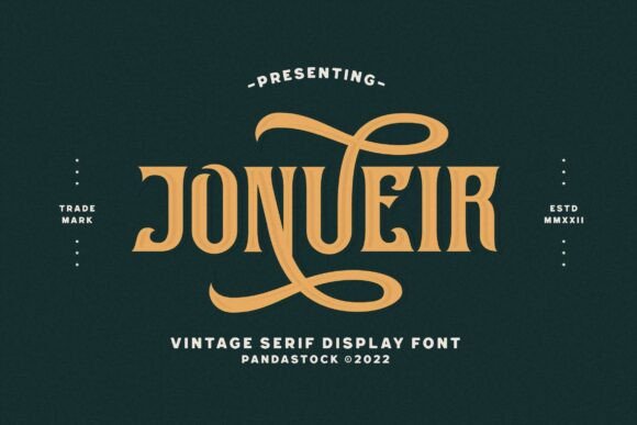 Jonueir: The Vintage Serif Font for Scroll-Stopping Campaigns