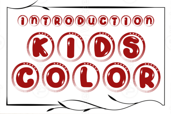 Kids Color: The Vibrant Display Font for Playful Campaigns