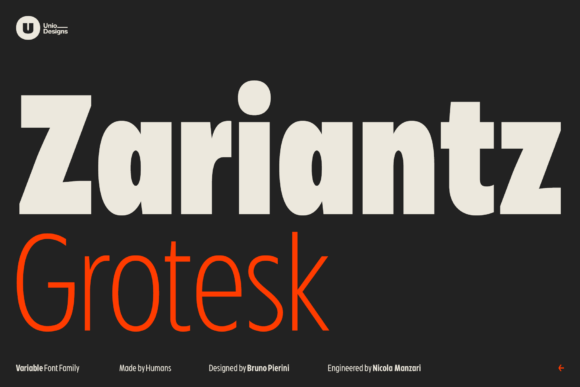 Launch Campaigns with Zariantz Grotesk Variable Typeface