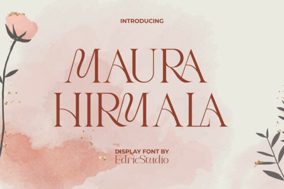 Maura Hirmala: A Modern Serif Font for Elegant Editorial Design