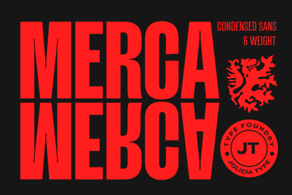 Merca: The Condensed Typeface for Bold Business Branding