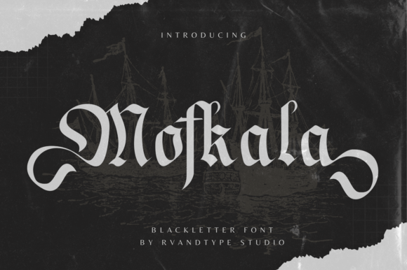 Mofkala: A Modern Blackletter Font for Web Design