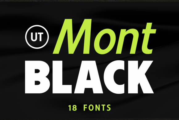 Montblack: A Modern Sans Serif Typeface for Makers