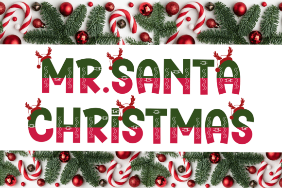 Mr Santa Christmas: A Bold Decorative Font for Holiday Branding