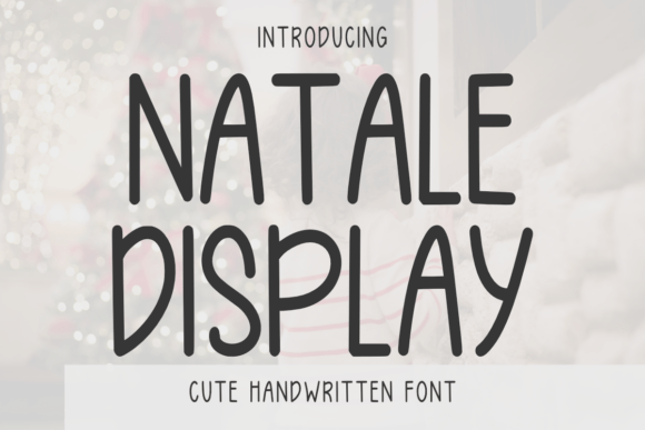 Natale Display: A Festive Script Handwritten Font for Editors