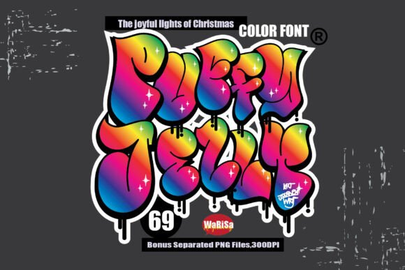 Puffy Jelly: A Vibrant Display Typeface for Modern Editorial Design