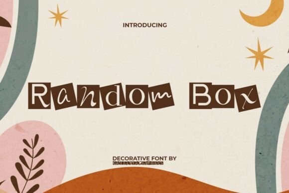 Randombox Typeface: A Playful Display Font for Campaigns