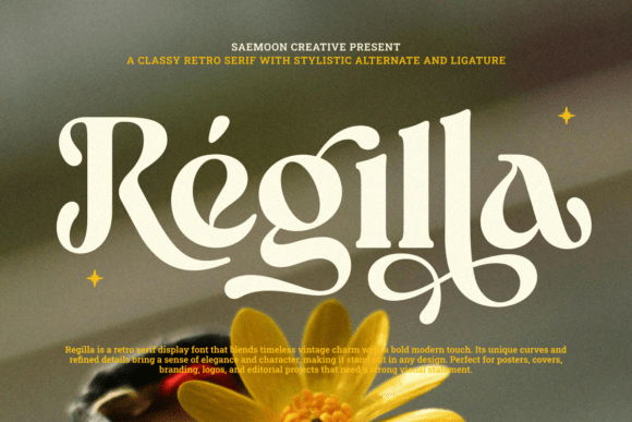 Regilla: A Retro Serif Font for Bold Campaigns