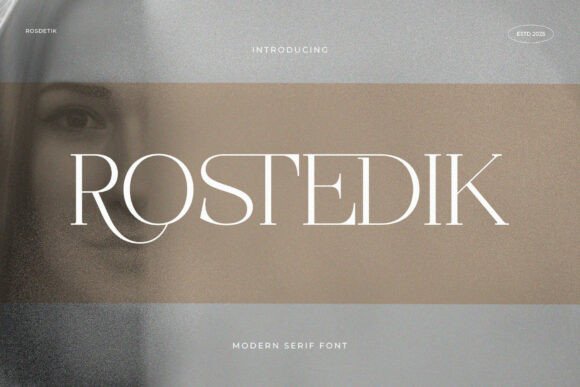 Rostedik: A Bold Serif Font for Modern Branding