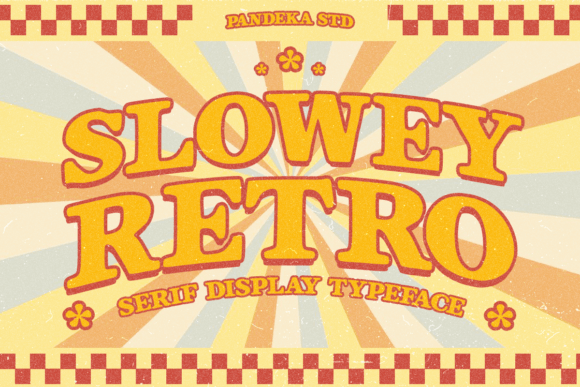 Slowey Retro: The 70s Serif Font for Bold Branding