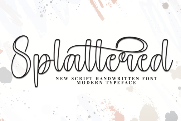 Splattered Font: A Playful Script for Modern Web Design