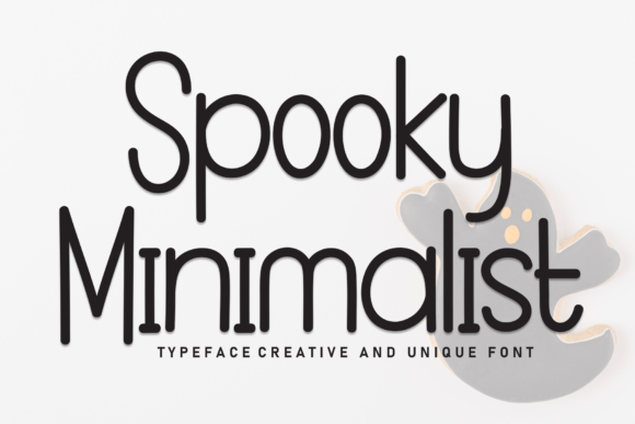 Spooky Minimalist Typeface for Modern Editorial Design