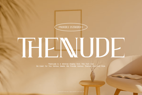 Thennude Font Review: A Sleek Serif for Modern Branding