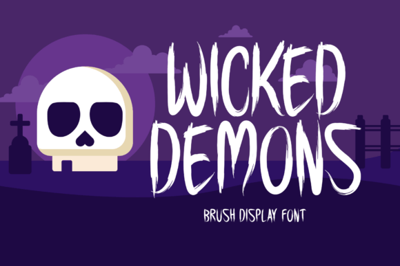 Wicked Demons: A Spooky Display Font for Bold Branding